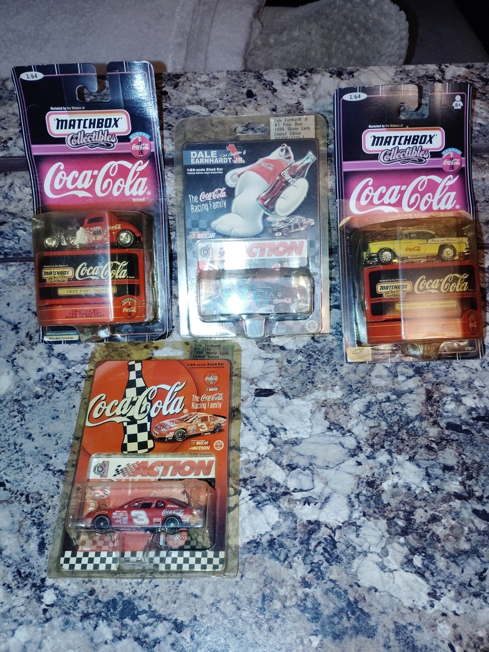 Match Coca-Cola Collectible Toy Cars - Red